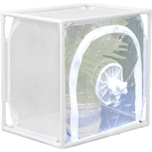 Garden Mini Greenhouse Anti-Cold Butterfly Habitat Cage Breathable Plant Conservatory Planting Insulation Shed Mesh Cover