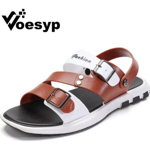 Flip Flops Men Shoes Summer Slippers Clogs Slip-On Garden Shoes Breathable Man Sandals Beach Shoes Brown Slides Pantufla Hombre