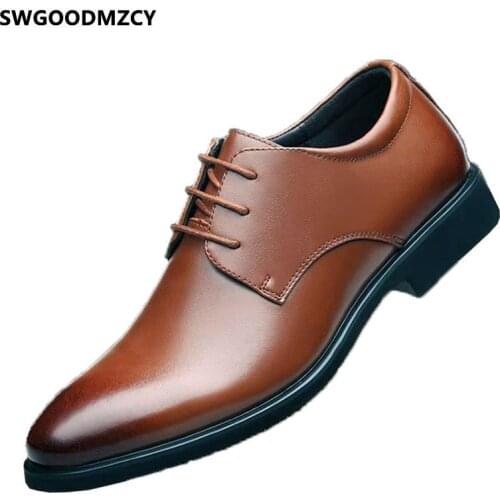 Oxford Shoes for Men Formal Men Wedding Shoes Luxury Fashion Black Men Dress Shoes Leather 2021 Zapatos Hombre Vestir Chaussure