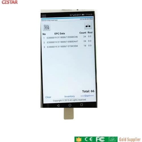 UHF 860-960 MHZ Audio Jack UHF RFID Reader with usb charge for Mobile Phone Tablet Android IOS