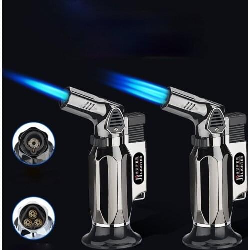 Elbow Spray Gun Lighter Single Straight Three Straight Creative Multi-function Welding Torch Igniter Smoke Accessories for Weed