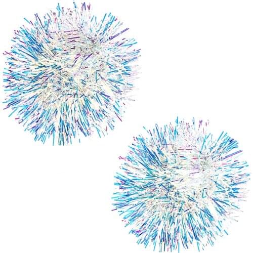 1 Pair Sequins Tassel Nipple Stickers Sexy Women Breast Protector Reusable Wear Silicone Nipple Cover Chest Stickers Party