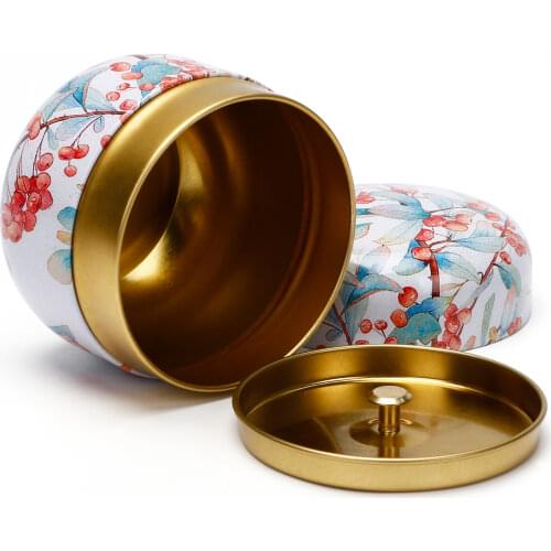 Retro Mini Tea Storage Containers Tea Coffee Tins Jar Food Storage Container for Tea Coffee Herb Candy Chocolate Sugar Spices