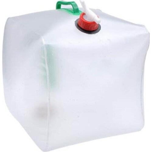 10/20L Outdoor Sports Folding Water Bag Camping Hiking Picnic Water Container Lifting Water Bag Storage Bucket