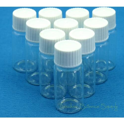 10ml Glass Reagent Bottle,Sample,Penicillin Vials,With PP Screw Lid,10Pcs/Lot