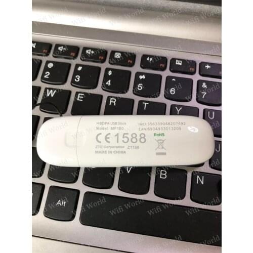 50PCS Unlocked ZTE MF180M 3G Usb Modem 3G 7.2Mbps Mobile Broadband 3G Stick