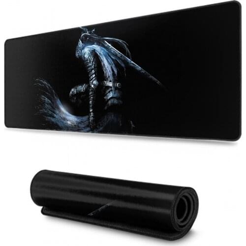 Dark Souls Laptop Computer Mousepad 80x30cm XL Lockedge Large Gaming Mouse Pad Computer Gamer Keyboard Mouse Mat for PC Desk Mat