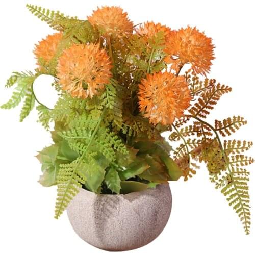 Artificial Plant Potted Dandelion Lifelike Artificial Dandelion Wedding Living Room Decor Simulation Flower Dandelion Flower
