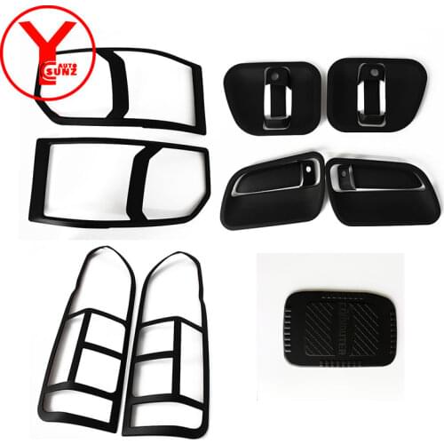YCSUNZ black body kits For toyota hiace van 2016 2017 2018 accessories ABS car styling auto parts light door handle tank cover