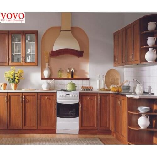 Russian style solid wood kitchen cabinets customs clearance available