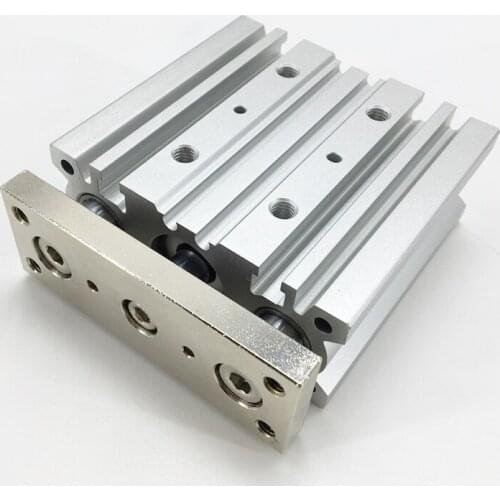 MGPM20-10 MGPM20-20 MGPM20-25 SMC compact guide cylinder Thin Three-axis cylinder with rod cylinder MGPM series