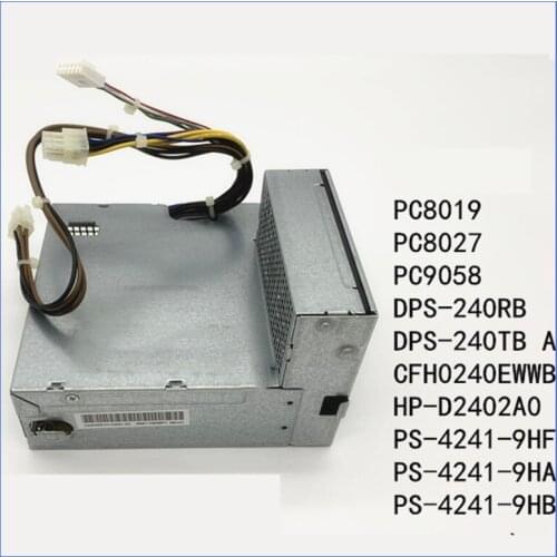 New Power Supply Adapter For HP D10-240P1A PS-4241-9HB PC8027 PC9058 PC8019 240W D10-240P2A PSU Adapter Cable