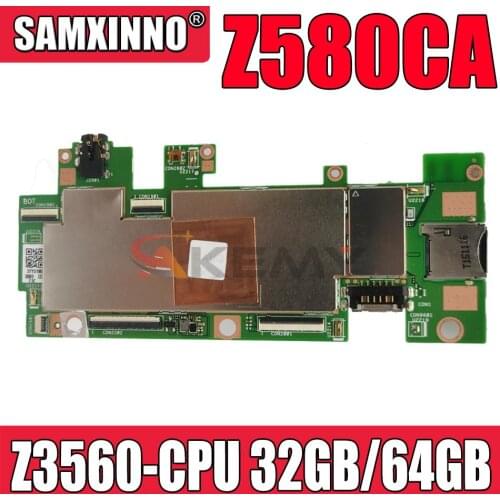 Original For Asus ZenPad S 8.0 Z580CA Z580 Z580C Z580CA Tablets Laptop motherboard Mainboard logic board Z3560-CPU 32GB/64GB SSD