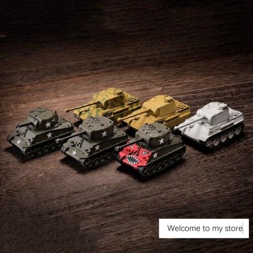 Plastic model toy tank 6pcs/set