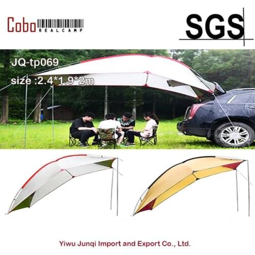 Portable Waterproof Outdoor Car Tent sun shade umbrella Camping Tail Skylight Canopy Trailer Awning pergola