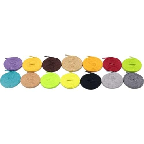 Weiou Laces Wide 8MM Weave Tape Cotton Strings Luxury Bootlaces Eco&Skin Friendly Durable Material Comfortable For Kids&Adults