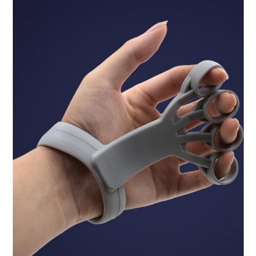 Hand Gripper Silicone Finger Gripper Strength Trainer 6.6LB/8.8LB/11LB Finger Expander Exercise Hand Stretcher For Rehabilition