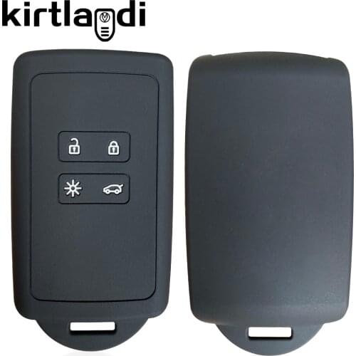 Silicone Protective Fob Remote Key Case Cover for Renault Captur Clio Koleos Kadjar Megane Talisman Espace Arcan Holder Keychain