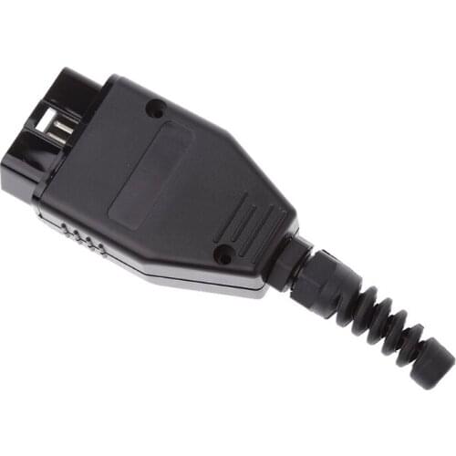 Universal OBD2 16Pin Male Connector Plug Wiring Car Auto Diagnostic Tool