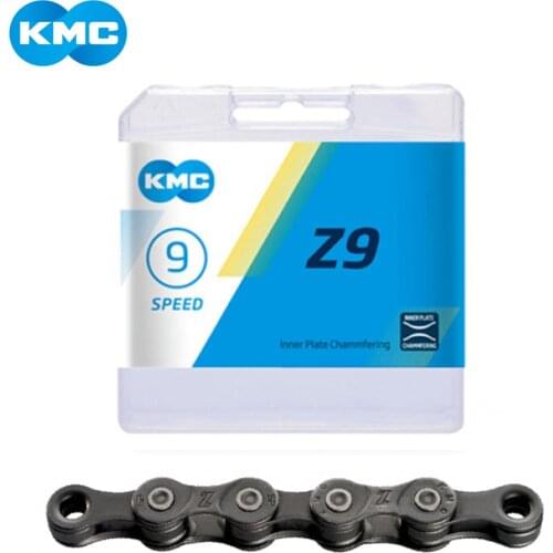 KMC Z9 9 Speed 116L Mtb Mountain Road Bike Bicycle Chain 27 Speed Folding Bicycle BMX Chains with Magic Chain
