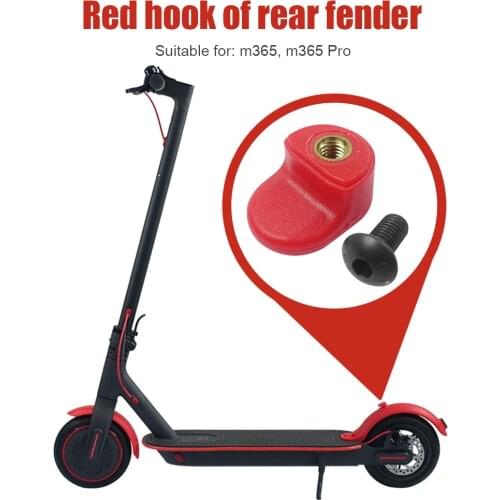 Rear Fender Hook Electric Scooter Skateboard Back Mudguard Shield Part for Xiaomi M365 M365 Pro Electric Scooter Accessories