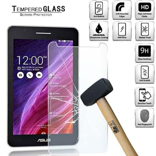 Tablet Tempered Glass Screen Protector Cover for Asus ZenPad C 7.0 Z170C-CG-MG HD Eye Protection Anti-Fingerprint Tempered Film
