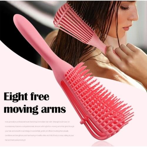 1PC Detangling Hair Brush Scalp Massage Hair Comb Detangling Brush for Curly Hair Brush Detangler Hairbrush Women Men Salon