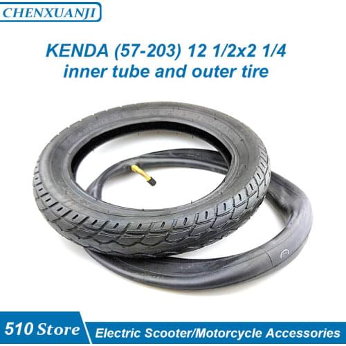 Mini Motorcycle 12 1/2x2 1/4 Tire 12 Inch Pneumatic Tires Inner Tube Tyre for Baby Stroller Folding Bike Electric Vehicle