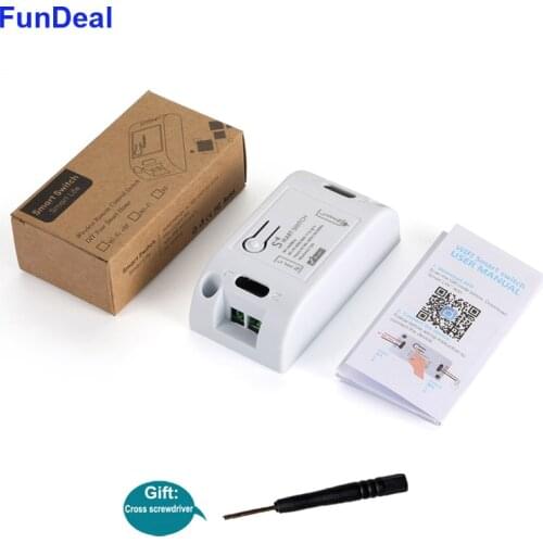 Wifi 433MHz 10A 1CH Wireless RF Remote Control Switch ON/Off Delay Smart Home Light APP Controller For Google Home Amazon Alexa