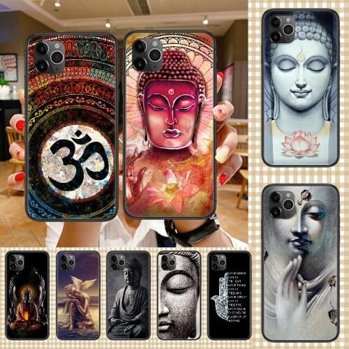 Gautama Buddha Phone Case Cover Hull For iphone 5 5s se 2 6 6s 7 8 12 mini plus X XS XR 11 PRO MAX black trend waterproof art