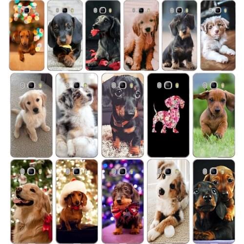 108FG Dachshund Teckel Dackel Dog Soft Silicone Tpu Cover phone Case for Samsung j3 j5 j7 2016 2017 j330 j2 j6 Plus 2018