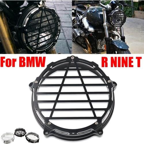 For BMW R Nine T R nineT RNINET Scrambler Motorcycle Accessories Headlight Protection Cover Protector Grille Grill Guard Mesh