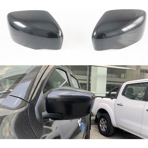 For Nissan NAVARA D23 Frontier NP300 2017 2018 2019 Mirror Covers Caps RearView Mirror Case Cover Car Styling Accessories