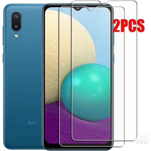 For Samsung Galaxy A02 Tempered Glass Protective ON SM-A022F A022M A022 6.5INCH Screen Protector Phone Cover Film