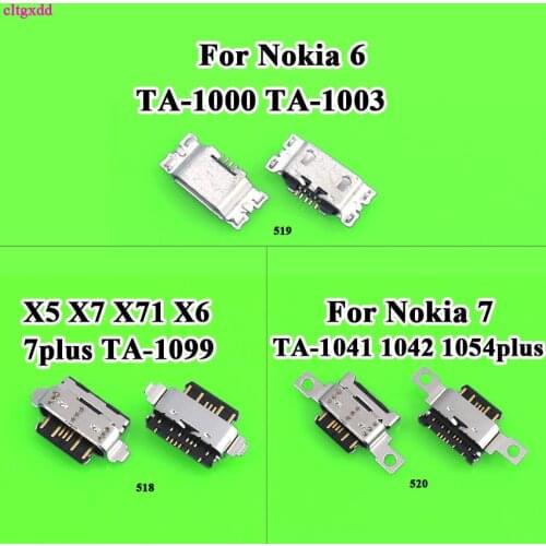 For Nokia 6 7plus X5 X7 X71 X6 TA-1041 1042 1054plus TA-1000 1003 TA-1099/1103 Type-C USB Charging Port Charger Dock Connector
