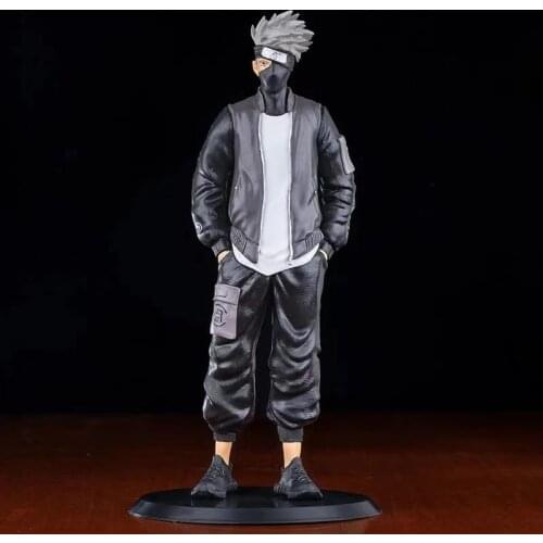31cm Anime Figures Hatake Kakashi Antistress PVC Action Decoration Collection Figurine Toys Model Home Decor Fidget Toy Kid Gift