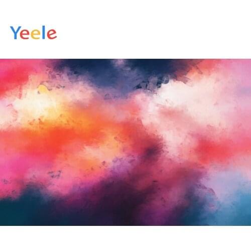 Yeele Impressionist Style Colorful Painting Scenery Baby Newborn Doll Photo Backgrounds Photographic Backdrops For Photo Studio