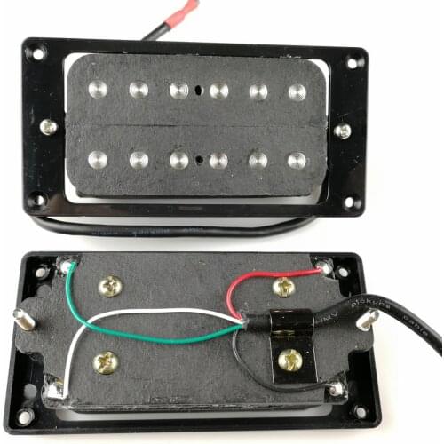 Humbueker Double Row Open Electric Guitar Humbucker Pickups Set Black Made In Korea