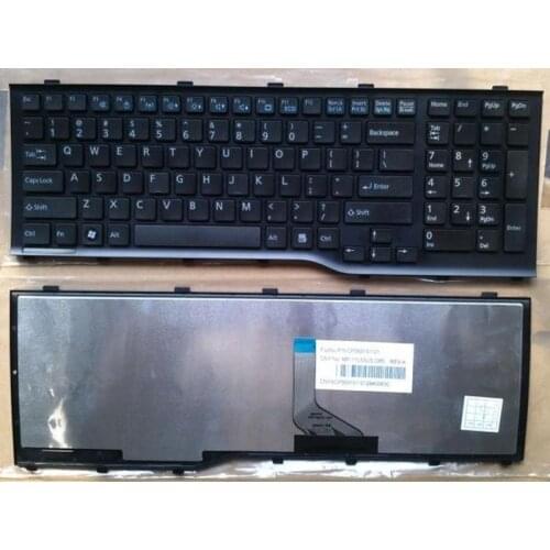 SSEA New laptop US Keyboard For Fujitsu AH532 A532 N532 NH532 laptop keyboard with frame