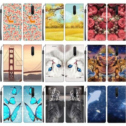 For Xiaomi Redmi K30 Case Flip Leather Cover Phone Case With Magnetic Wallet Stand