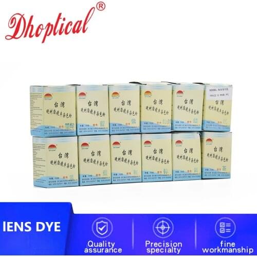 Lens tinting solution dye packets dying tinting material 10 different color several colors for options