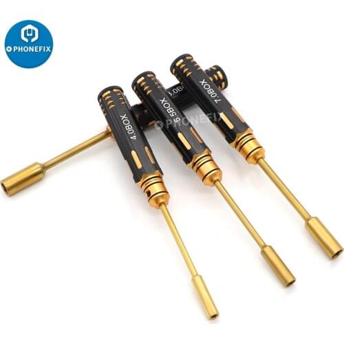 4 in1 Hex Screw Driver Tools Kits Set Precision RC Tools Hexagon Head 4.0/5.5/7/8mm Socket Screwdrivers For FPV Drone Car Repair