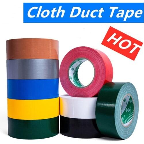 10m*45mm Cloth Duct Tape Carpet Floor No Trace Tape Multicolor Waterproof High Viscosity Adhesive DIY Deco Mark Craft Tape