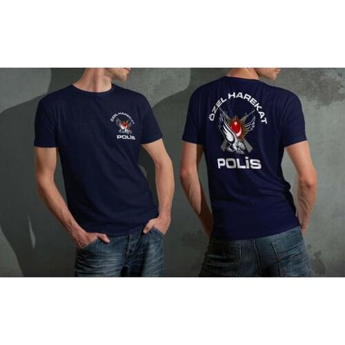 New Turkey Turkish Police Swat Special Force Tactical Unit Special Harekat 2020 Fashion Men Summer Style T Shirt Cool Tees