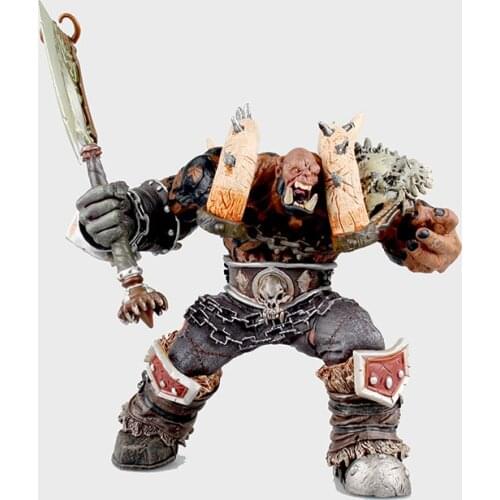 Original package WOW Orc Warrior Garrosh Hellscream Action Figure Premium Series 3 Garrosh Hellscream Doll Toy