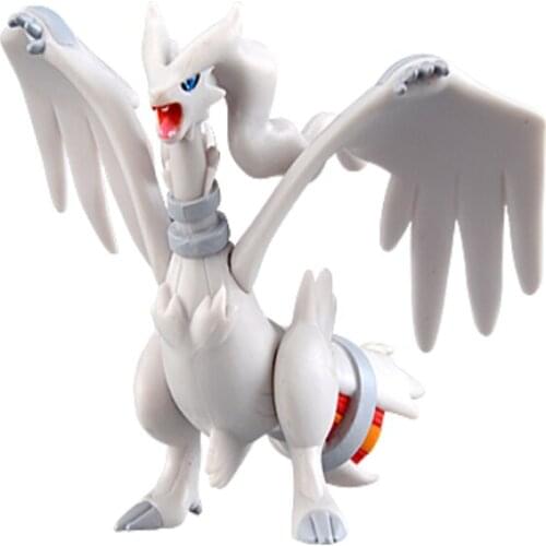 Genuine TAKARA TOMY Pokemon Cartoons Anime Figures HP Reshiram Pocket Monsters Action Fgures Hand-made Toys Kids Gifts