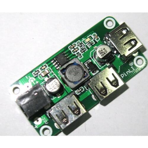Step-down Module Synchronous Rectifier 7-28v Output 5V 3A 3 USB Interface to Support Cell Phone Plate Charging