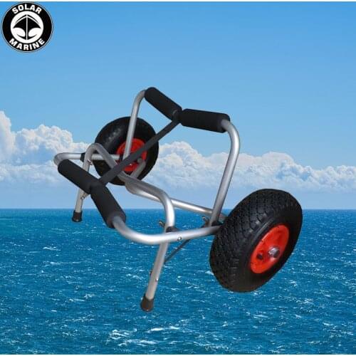 Portable Lightweight Foldable Boat Kayak Carrier Beach Marine Drag Trailer Boat Kayak Cart Dolly Tote Trolley Transport Cart