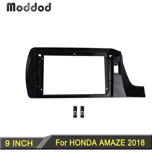 Radio Fascias Fit for HONDA AMAZE 2018 9 Inch Stereo Panel Dash Installation Trim kit Frame Car Accessories GPS Bezel RHD