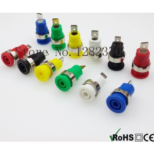 [SA] BS4302 high pressure safety type 4mm banana socket panel hole Safety Pannel Socket --100pcs/lot